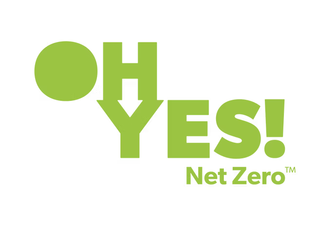 Oh Yes Net Zero logo